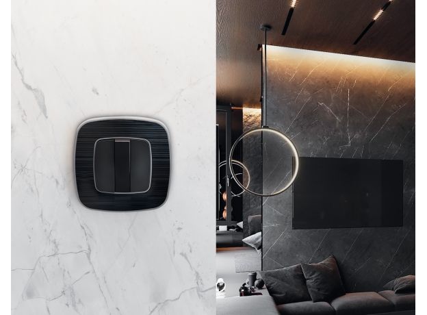 OF640532 Рамка OMEGA Coint (Черный Стекло органическое/Сталь) 2-ая