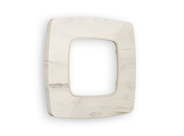 OF940601 Рамка OMEGA Opera (Серо-бежевый мрамор) 1-ая