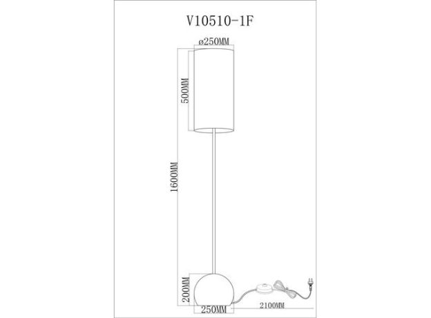 Торшеры Moderli УТ000035765 Flint