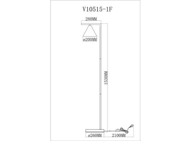 Торшеры Moderli УТ000035770 Omaha