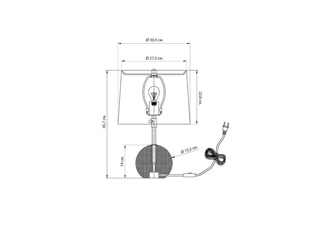 Настольные лампы LH Mirror Home BD-3069723 Тулон