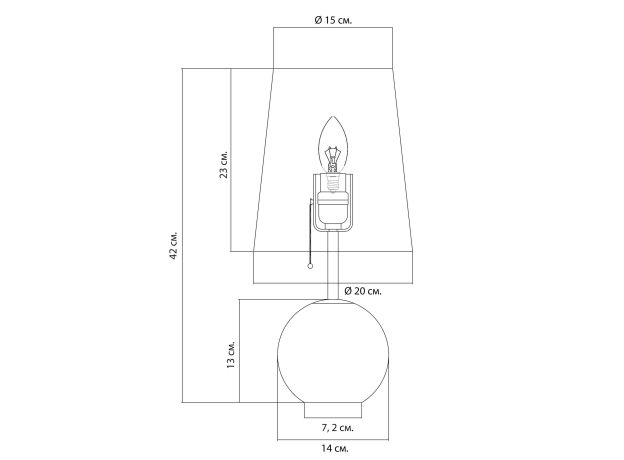 Настольные лампы LH Mirror Home BD-3069768 Бетани