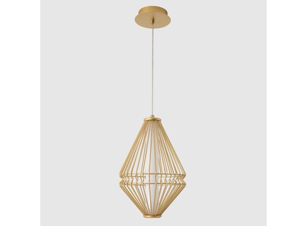 Подвесные светильники Crystal Lux CUADRA SP18W LED GOLD CUADRA