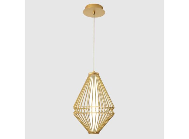 Подвесные светильники Crystal Lux CUADRA SP18W LED GOLD CUADRA