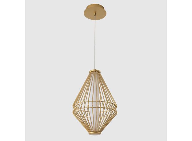 Подвесные светильники Crystal Lux CUADRA SP18W LED GOLD CUADRA