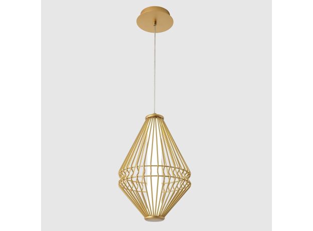 Подвесные светильники Crystal Lux CUADRA SP18W LED GOLD CUADRA