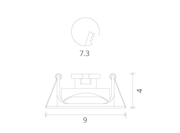 Точечные светильники Arte Lamp A3219PL-1BK Accento