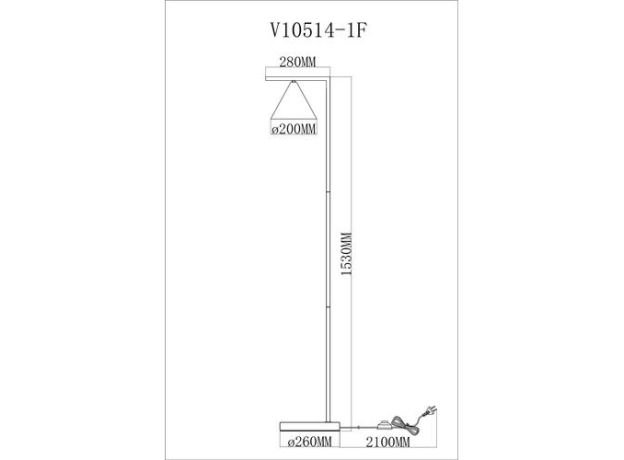 Торшеры Moderli УТ000035769 Omaha