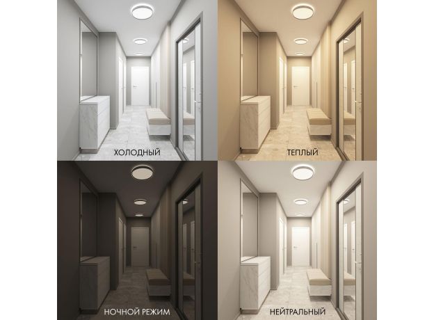 Потолочные светильники Denkirs DK6511-WH/1 PLATO