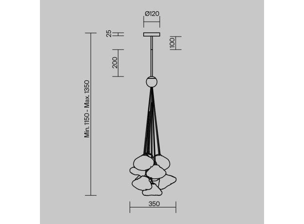 Подвесные светильники Freya FR5488PL-10CH Eatery