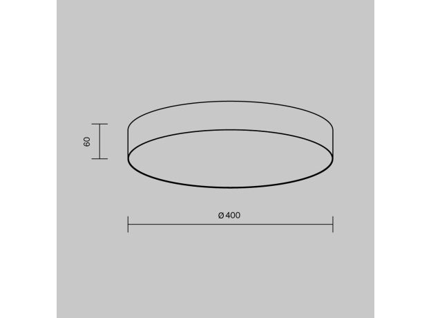 Потолочные светильники Maytoni C032CL-45W2.7K-RD-B Zon