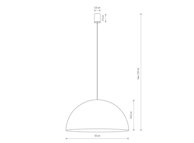 Подвесные светильники Nowodvorski 10697 Hemisphere Super L