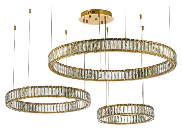 Подвесные светильники Dio D'Arte Caneva L 1.5.80+60+40.100 G Caneva