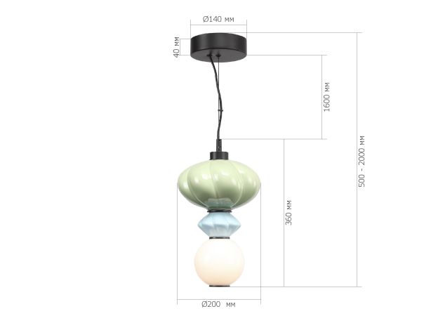 Подвесные светильники ST Luce SL6134.403.01 FLORENTINI