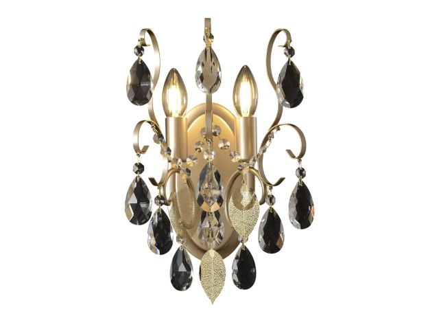 Настенные светильники Crystal Lux ESMIRALDA AP2 GOLD ESMIRALDA