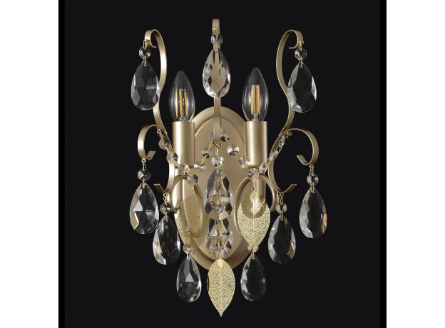 Настенные светильники Crystal Lux ESMIRALDA AP2 GOLD ESMIRALDA