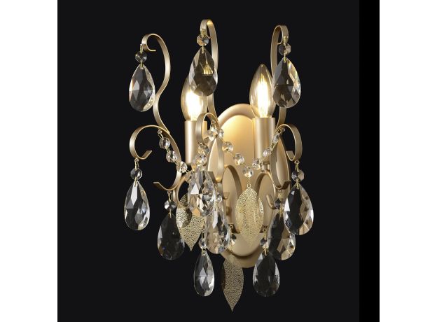 Настенные светильники Crystal Lux ESMIRALDA AP2 GOLD ESMIRALDA
