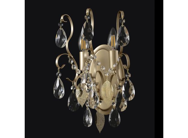 Настенные светильники Crystal Lux ESMIRALDA AP2 GOLD ESMIRALDA