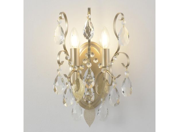 Настенные светильники Crystal Lux ESMIRALDA AP2 GOLD ESMIRALDA