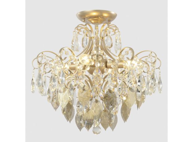 Потолочные светильники Crystal Lux ESMIRALDA PL4 GOLD ESMIRALDA