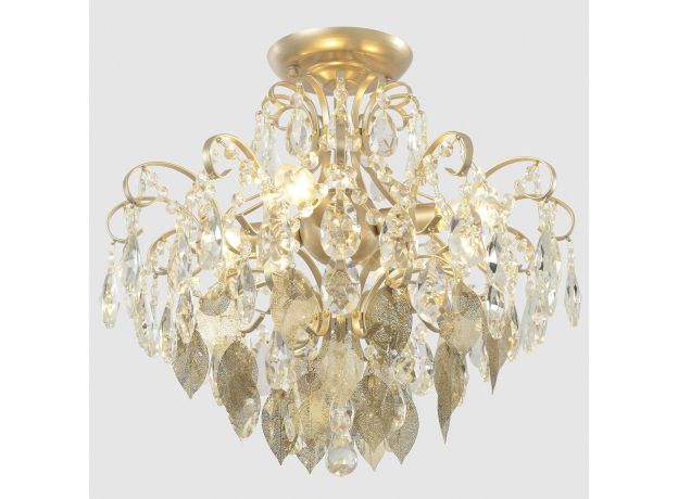 Потолочные светильники Crystal Lux ESMIRALDA PL4 GOLD ESMIRALDA