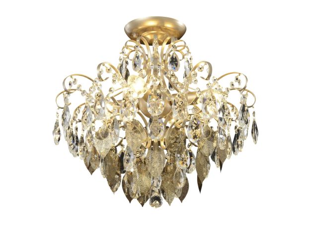 Потолочные светильники Crystal Lux ESMIRALDA PL4 GOLD ESMIRALDA