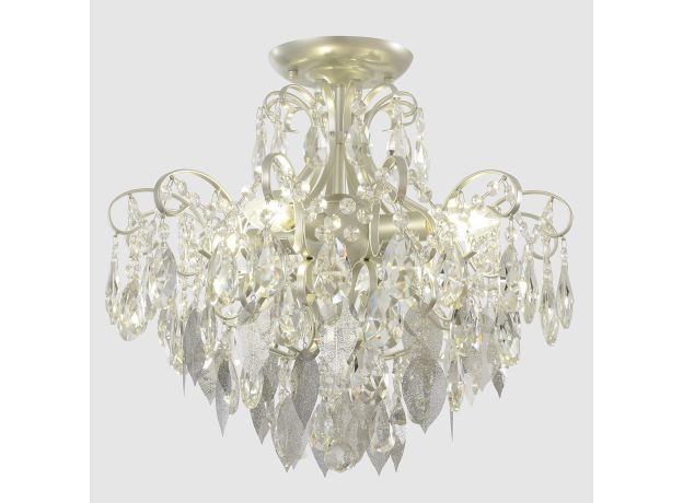 Потолочные светильники Crystal Lux ESMIRALDA PL4 SILVER ESMIRALDA