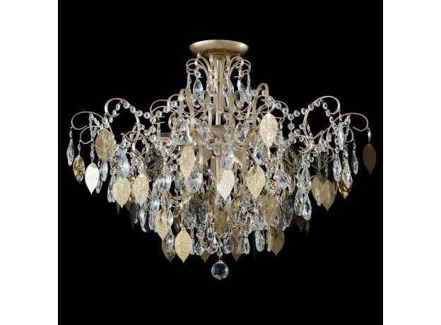 Потолочные светильники Crystal Lux ESMIRALDA PL9 GOLD ESMIRALDA