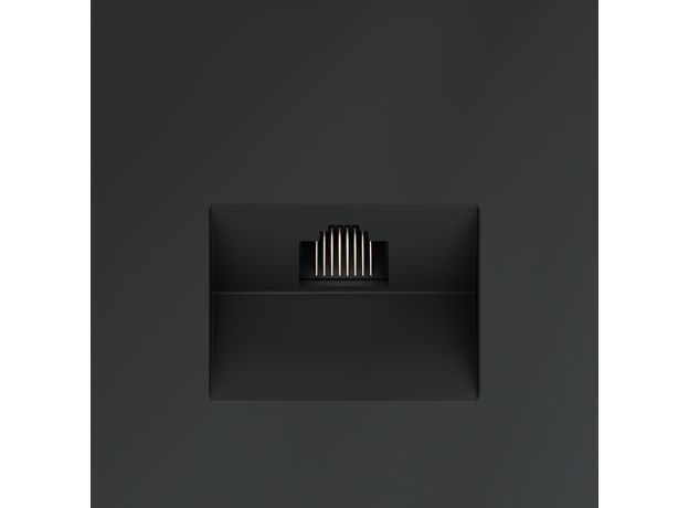 Розетка компьютерная встраиваемая VOLTUM S70 RJ45 кат.6, (графит)