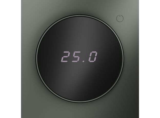 Терморегулятор электронный VOLTUM S70 с индикацией и датчиком, для теплого пола, (титан)
