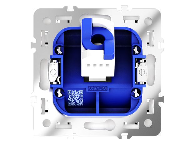 Розетка компьютерная встраиваемая VOLTUM S70 RJ45 кат.6, (белый матовый)