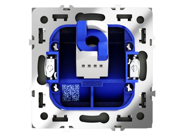 Розетка компьютерная встраиваемая VOLTUM S70 RJ45 кат.6, (графит)