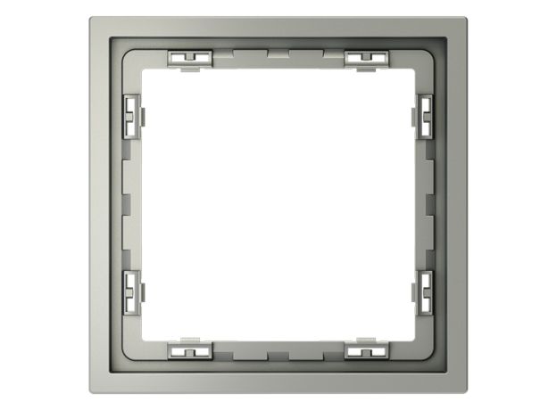 Рамка пластиковая VOLTUM S70 на 1 пост, (сталь)