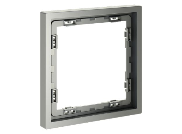 Рамка пластиковая VOLTUM S70 на 1 пост, (сталь)