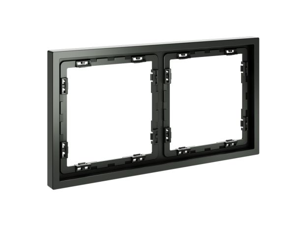 Рамка пластиковая VOLTUM S70 на 2 поста, (титан)
