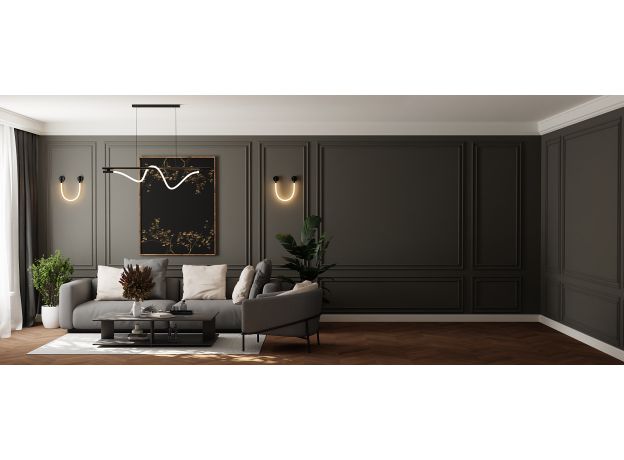 Настенные светильники Lightera LE103W-93BA STEEL Tura