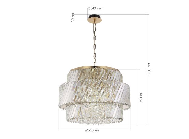 Подвесные светильники ST Luce SL6138.303.12 RITZ