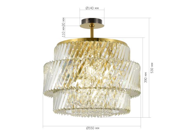 Потолочные светильники ST Luce SL6138.313.12 RITZ