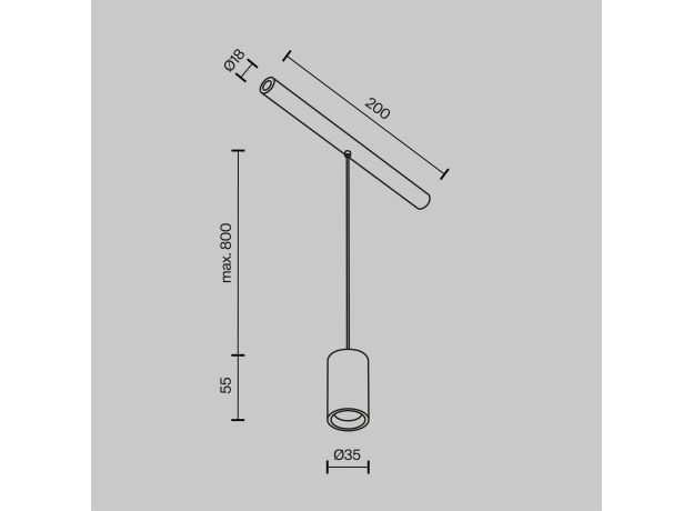 Трековое освещение Maytoni C105PL-3W3-6K-B FOCUS LED