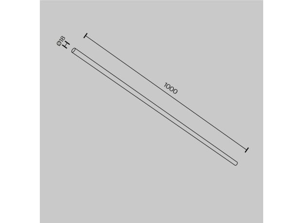 Трековое освещение Maytoni CA001-L1000-BS Accessories for system Axity