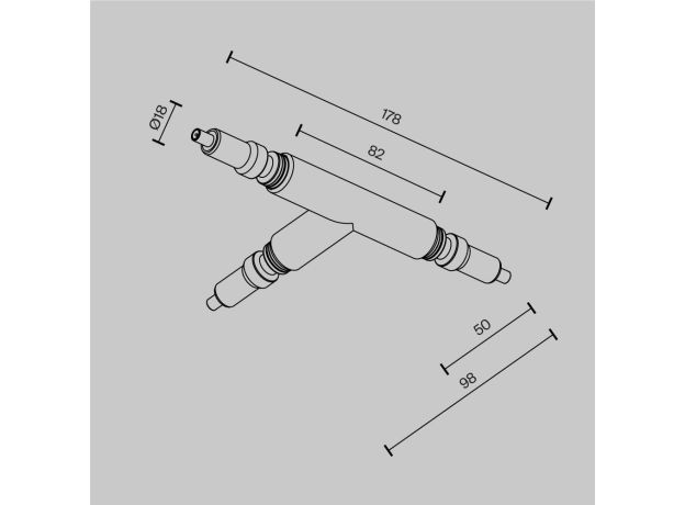 Трековое освещение Maytoni CA007TC-BS Accessories for system Axity