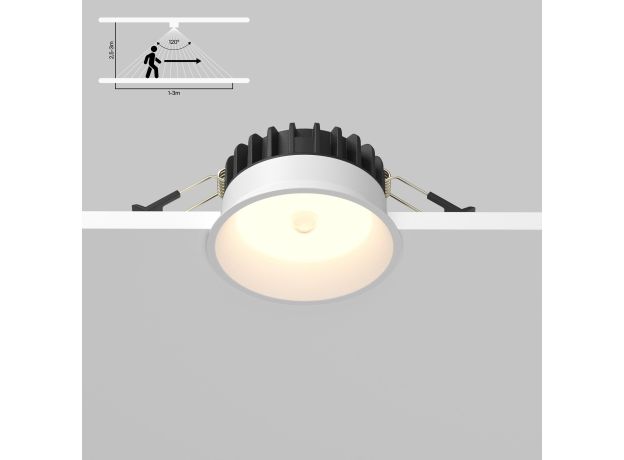 Точечные светильники Maytoni DL055-8W3K-SEN-W Okno