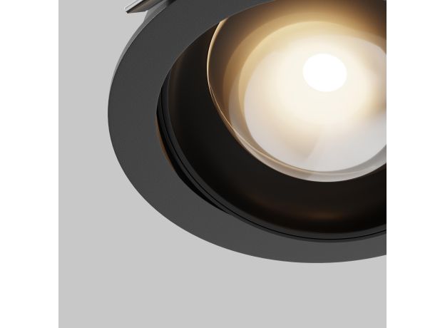Точечные светильники Maytoni DL105-12W3K-B Lens