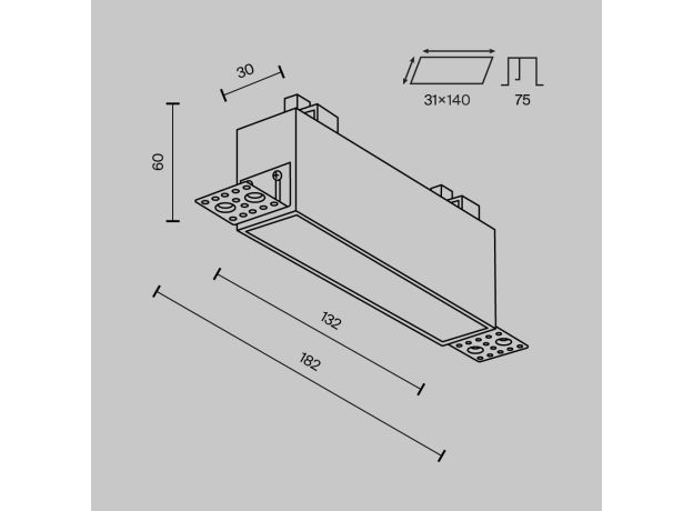 Точечные светильники Maytoni DL066-12W3-6K-TRS-W BASIS