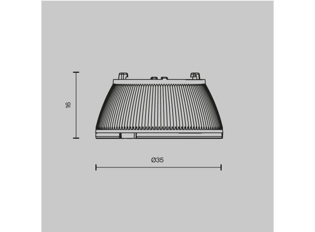 Комплектующие Maytoni Lens003D35-10W Dip