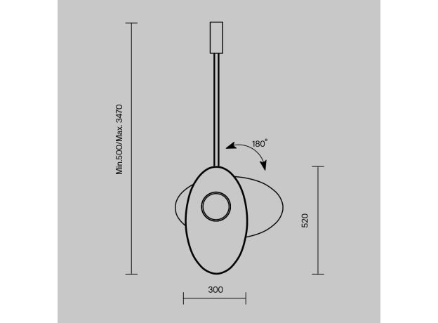 Подвесные светильники Maytoni MOD396PL-L10W3K Evolution