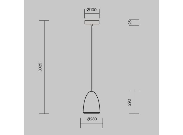 Подвесные светильники Maytoni MOD430PL-01CM Pilastro
