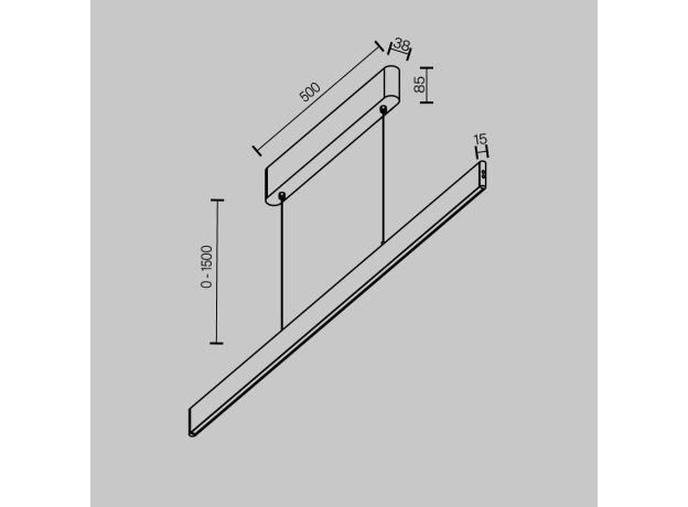 Подвесные светильники Maytoni P109PL-36W2.7-6K-BS Euphoria