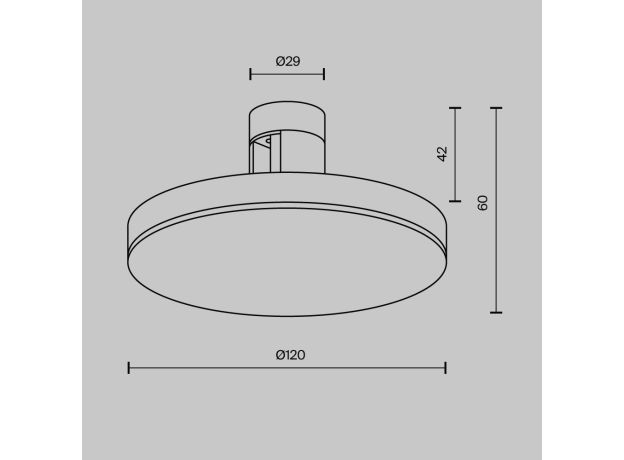 Трековое освещение Maytoni TR152-1-7W4K-BS Plato