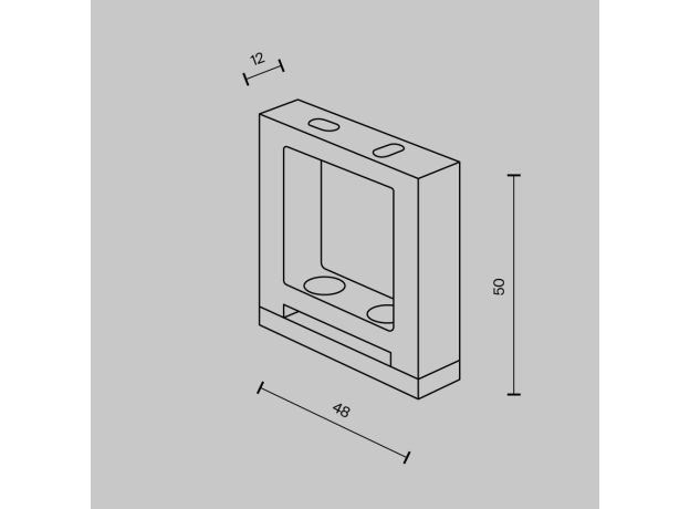 Комплектующие Maytoni TRA130BS-B-1 Accessories for system Parity